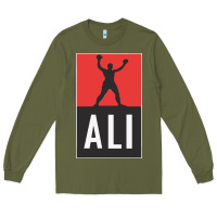 Army Green ali the legend Long Sleeve Tee - artisFamous