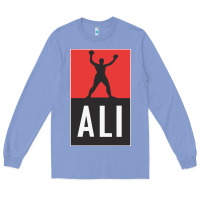 Colony Blue ali the legend Long Sleeve Tee - artisFamous