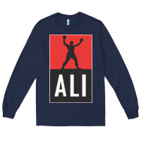 Navy ali the legend Long Sleeve Tee - artisFamous