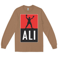 Toasted Coconut ali the legend Long Sleeve Tee - artisFamous