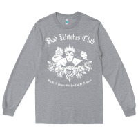 Heather Grey villains bad club Long Sleeve Tee - artisFamous
