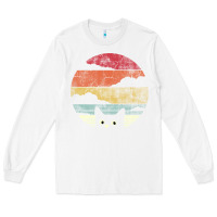 White cat retro vintage style Long Sleeve Tee - artisFamous