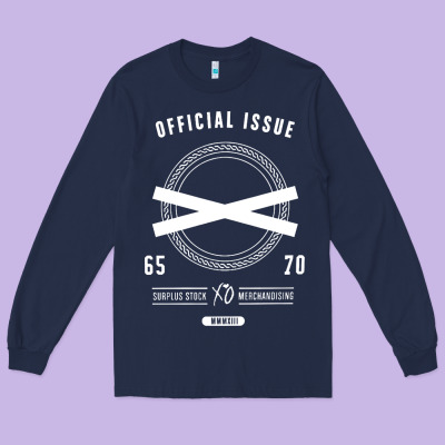 Official Issue Xo For Dark Long Sleeve Tee Designed By Artisfamous