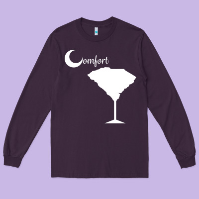 Southern Comfort Long Sleeve Tee Designed By Artisfamous