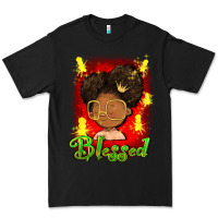 Black blessed juneteenth Premium Tee - FaDigitalArtStudio