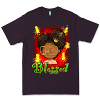 Plum blessed juneteenth Premium Tee - FaDigitalArtStudio