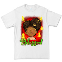 White blessed juneteenth Premium Tee - FaDigitalArtStudio