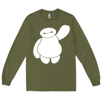 Army Green baymax big hero 6 Long Sleeve Tee - artisFamous