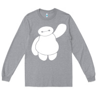 Heather Grey baymax big hero 6 Long Sleeve Tee - artisFamous