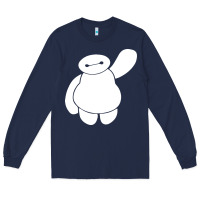 Navy baymax big hero 6 Long Sleeve Tee - artisFamous