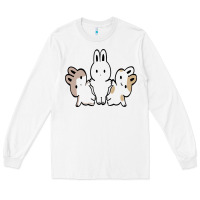 White bunnys Long Sleeve Tee - artisFamous
