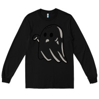 Black ghost Long Sleeve Tee - artisFamous