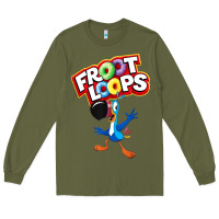 Army Green froot loops toucan sam Long Sleeve Tee - artisFamous