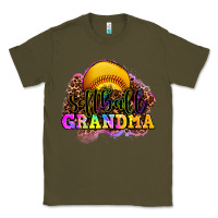 Army Green softball grandma Classic Tee - OliviaCreatesArt