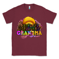 Burgundy softball grandma Classic Tee - OliviaCreatesArt