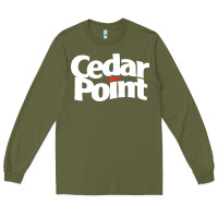 Army Green cedar point Long Sleeve Tee - artisFamous