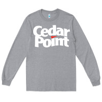 Heather Grey cedar point Long Sleeve Tee - artisFamous