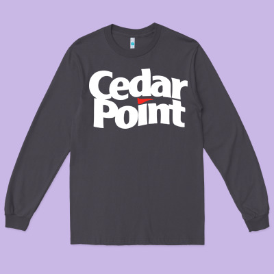 Cedar Point Long Sleeve Tee Designed By Artisfamous