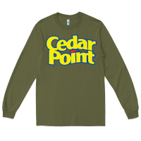 Army Green cedar point Long Sleeve Tee - artisFamous