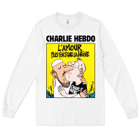 White charlie hebdo Long Sleeve Tee - artisFamous