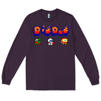 Plum dig dug Long Sleeve Tee - artisFamous