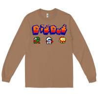 Toasted Coconut dig dug Long Sleeve Tee - artisFamous