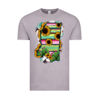 Vintage Zinc Mississippi Map Sunflower Cactus Serape Vintage Tee - RanaPortraitStore