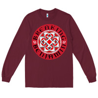 Burgundy breaking benjamin stone Long Sleeve Tee - artisFamous