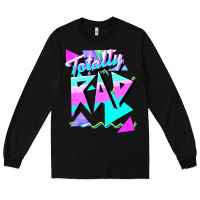 Black 1980's style totally rad 80s casual  v.10.1 tank top Long Sleeve Tee - artisFamous