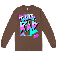 Chestnut 1980's style totally rad 80s casual  v.10.1 tank top Long Sleeve Tee - artisFamous