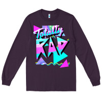 Plum 1980's style totally rad 80s casual  v.10.1 tank top Long Sleeve Tee - artisFamous