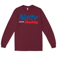 Burgundy natty daddy Long Sleeve Tee - artisFamous