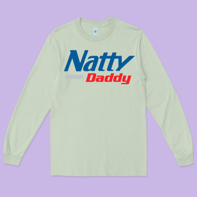 Natty Daddy Long Sleeve Tee Designed By Artisfamous