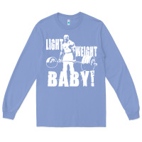 Colony Blue American bodybuilder Long Sleeve Tee - artisFamous