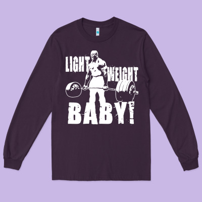 American Bodybuilder Long Sleeve Tee Designed By Artisfamous