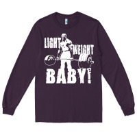 Plum American bodybuilder Long Sleeve Tee - artisFamous