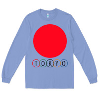 Colony Blue Japan Flag Olympics Long Sleeve Tee - artisFamous
