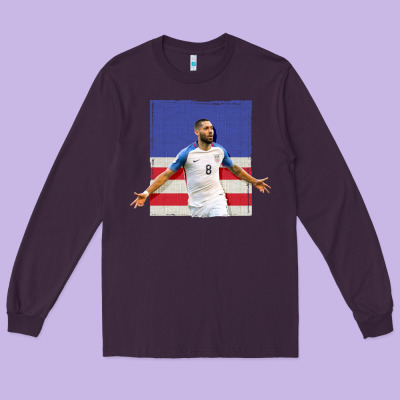 Usmnt Long Sleeve Tee Designed By Artisfamous
