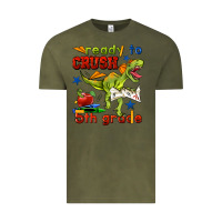 Vintage Olive ready to crush 5th grade Vintage Tee - BundleAndBundleShop