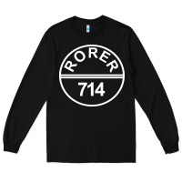 Black rorer 714 Long Sleeve Tee - artisFamous