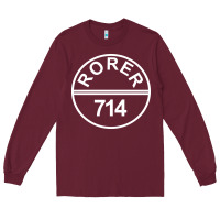 Burgundy rorer 714 Long Sleeve Tee - artisFamous