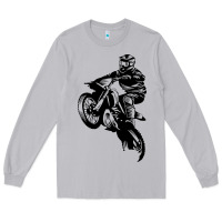 Moon Dust motocross dirt bike design got dirt Long Sleeve Tee - artisFamous