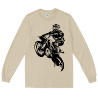 Mushroom motocross dirt bike design got dirt Long Sleeve Tee - artisFamous