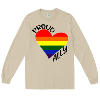 Mushroom proud ally lgbt heart gay pride month Long Sleeve Tee - artisFamous