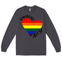 Smoke proud ally lgbt heart gay pride month Long Sleeve Tee - artisFamous