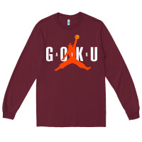 Burgundy goku Long Sleeve Tee - artisFamous