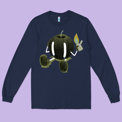 Self Destruction Long Sleeve Tee Designed By Artisfamous