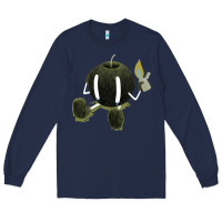Navy self destruction Long Sleeve Tee - artisFamous