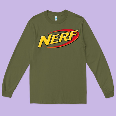 Nerf Galaxy Long Sleeve Tee Designed By Artisfamous