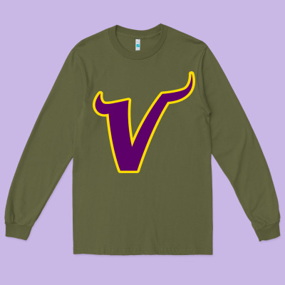 Vikings Style Long Sleeve Tee Designed By Artisfamous
